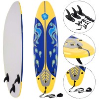 6 Ft. Surf Foamie Boards Surfing Beach Surfboard