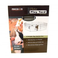Precision Pet Silver Choice Exercise Pen Model SXP - 18 Tall and 4 x 4 Square