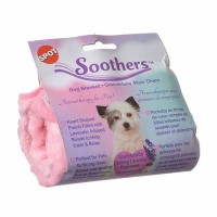 Spot Soothers Dog Blanket - 24 in.L x 16 in.W - Assorted Colors - 2 Pieces