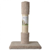 Classy Kitty Cat Decorator Scratching Post - Carpet and Sisal - 26 in. High - Assorted Colors