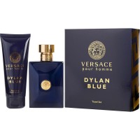 Versace Dylan Blue - Eau De Toilette Spray 3.4 oz And Shower Gel 3.4 oz Travel Offer