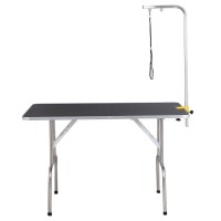47.5 In. Adjustable Pet Grooming Table with Noose