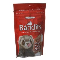 Marshall Bandits Premium Ferret Treats - Bacon Flavor - 3 oz