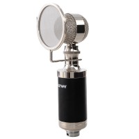 Professional Studio Recording Condenser Microphone W / Shock Mount