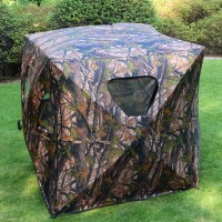 Ground Hunting Blind Portable Pop Up Camo Hunter Mesh