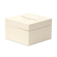 Personalized Wooden Keepsake Gift Box - Classic Font Etching