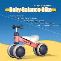 4 Wheels Kids No Pedal Balance Bike