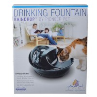 Pioneer Raindrop Ceramic Drinking Fountain - Black - 60 oz