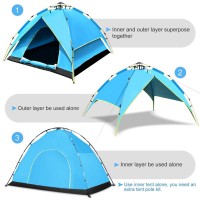 2 - 3 Person Waterproof Hydraulic Automatic Camping Tent
