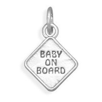 Oxidized - Baby on Board - Charm