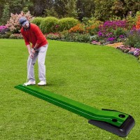 8 Ft. Indoor / Outdoor Golf Green Grass Practice Putting Mat