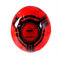 Perrini Indoor Outdoor Sports Red & Black Soccer Ball Futsal Official Size 4