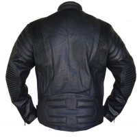 Perrini Biker Leather Motorcycle Riding Jacket Vented
