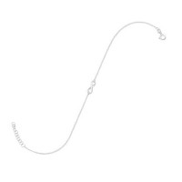 9 in. + 1 in. Infinity Symbol Anklet