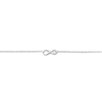 9 in. + 1 in. Infinity Symbol Anklet