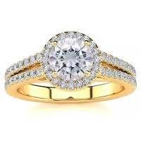 Ayala Diamond Ring - Yellow Gold