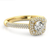 Bella Diamond Ring - Yellow Gold