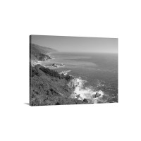 Big Sur Coast Near Grimes Point California Wall Art - Canvas - Gallery Wrap