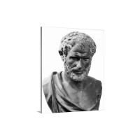 Bust Of Aristotle Wall Art - Canvas - Gallery Wrap