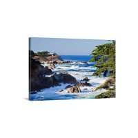 California Monterey Rugged Coastline Along Highway 1 Wall Art - Canvas - Gallery Wrap