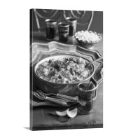 Chicken Tagine With Preserved Lemons North Africa Wall Art - Canvas - Gallery Wrap