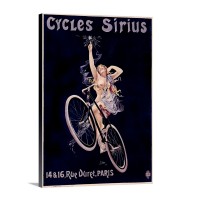 Cycles Sirius Vintage Poster By Henri Gray Wall Art - Canvas - Gallery Wrap