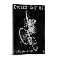 Cycles Sirius Vintage Poster By Henri Gray Wall Art - Canvas - Gallery Wrap
