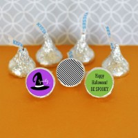 Personalized Spooky Halloween Hershey's® Kisses Labels Trio - Set of 108