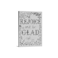 Hand Stitched  Rejoice Wall Art - Canvas - Gallery Wrap