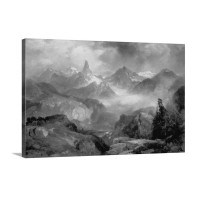 Index Peak, Yellowstone National Park 1914 Wall Art - Canvas - Gallery Wrap