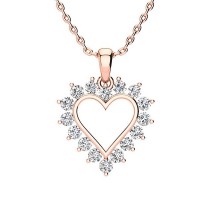 Maria Diamond Necklace - Rose Gold