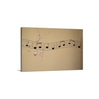 Music Notes Wall Art - Canvas - Gallery Wrap