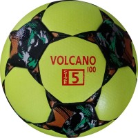 Perrini Volcano Indoor Outdoor Sports Yellow Soccer Match Ball Size 5