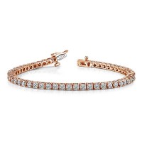 Tennis Diamond Bracelet - Rose Gold
