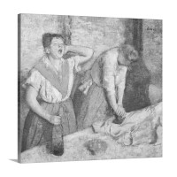 The Laundresses C 1884 Wall Art - Canvas - Gallery Wrap
