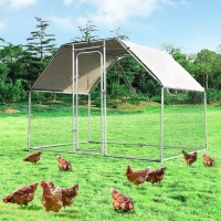 9.5 Ft. x 6.5 Ft. Large Walk In Chicken Run Cage