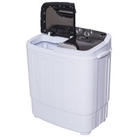 8 lbs Compact Mini Twin Tub Washing Machine Washer Spiner