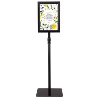 8.5 In. x 11 In. Aluminum Adjustable Pedestal Poster Stand Holder