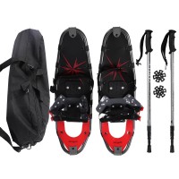 All Terrain Sports Snowshoes W / Walking Poles And Free Carrying Bag