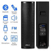 1000W Bi - Amplified PA System 3 - Channel Bluetooth Speaker