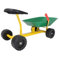 8 In. Heavy Duty Kids Ride-On Sand Dumper With 4 Wheels