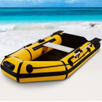 Goplus 2 Person 7.5 Ft Inflatable Fishing Tender Rafting Dinghy Boat