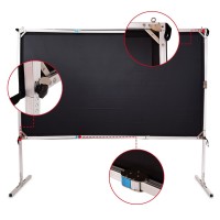 100 In. Standing Portable Fast Folding Projector Screen W / Carry Bag