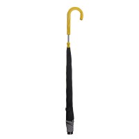 Pet Life Drip-Proof Pet Umbrella - Black Yellow Handle - Medium - 33 L x 1 W x 19 H