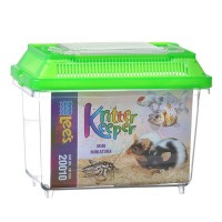 Lees Kritter Keeper with Lid - Mini - 7.13 in. L x 4.38 in. W x 5.5 in. H - 2 Pieces