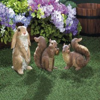 Curious Squirrel Garden Statue