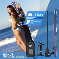 Goplus 10 Ft. Inflatable Stand Up Paddle Board SUP W / 3 Fins