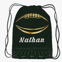 Personalized Kids Football Drawstring Gym Bag