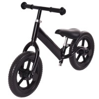 Black 12 In. Balance Kids No - Pedal Learning Bicycle