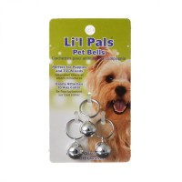 Li'l Pals Pet Bells - Silver - Silver Pet Bells - 3 Pieces